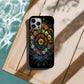 Seasonal Bloom Mandala Phone Case – Nature’s Floral Harmony in Full Circle