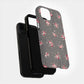 Vintage Rose Cluster Phone Case – Soft Grunge Floral Charm