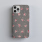 Vintage Rose Cluster Phone Case – Soft Grunge Floral Charm