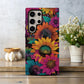 Electric Bloom Burst Phone Case – Retro Sunflower Pop Art