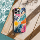 Sun-Drenched Tropics Phone Case – Vibrant Palm Pop Art