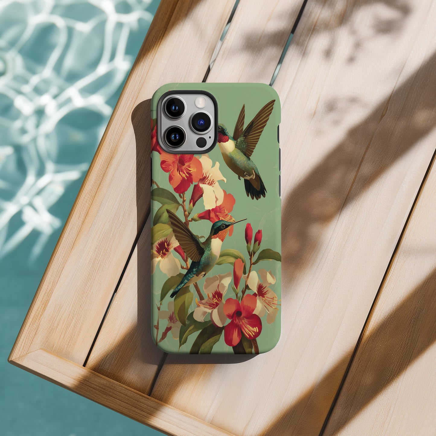 Hummingbird Garden Phone Case – Tropical Flight