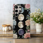 Moonlit Blooms Phone Case – Floral Phases of the Moon