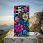 Boho Bloom Pop Phone Case – Hand-Painted Joy in Full Color