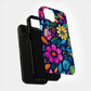 Boho Bloom Pop Phone Case – Hand-Painted Joy in Full Color