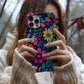 Boho Bloom Pop Phone Case – Hand-Painted Joy in Full Color