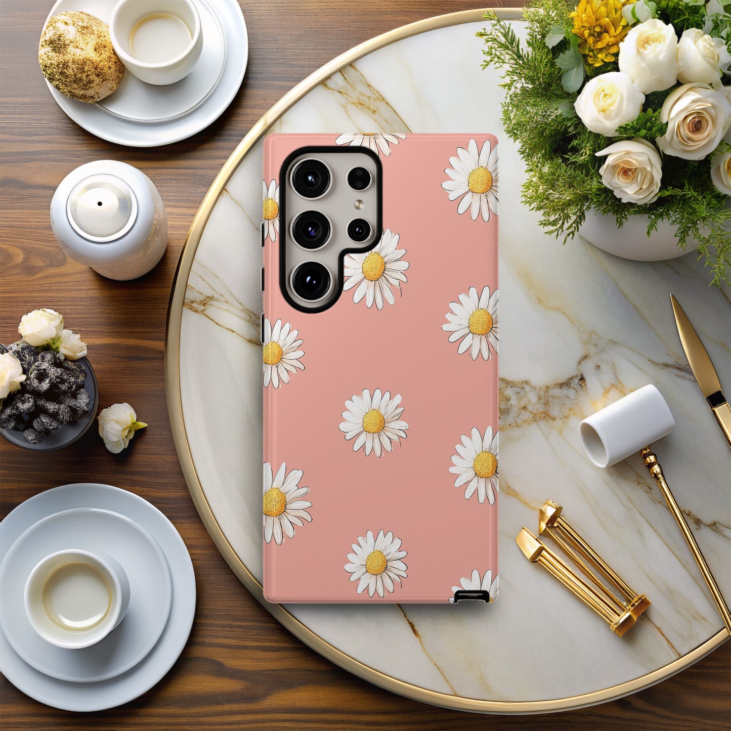 Daisy Dot Delight Phone Case – Fresh, Sweet, & Joyfully Simple