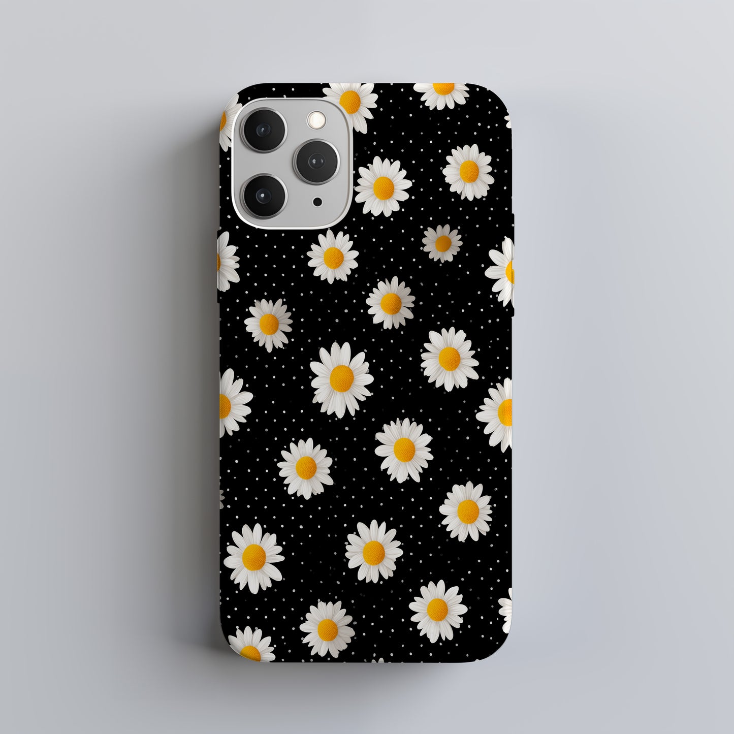 Midnight Daisies Phone Case – Bold, Retro, & Joyfully Classic