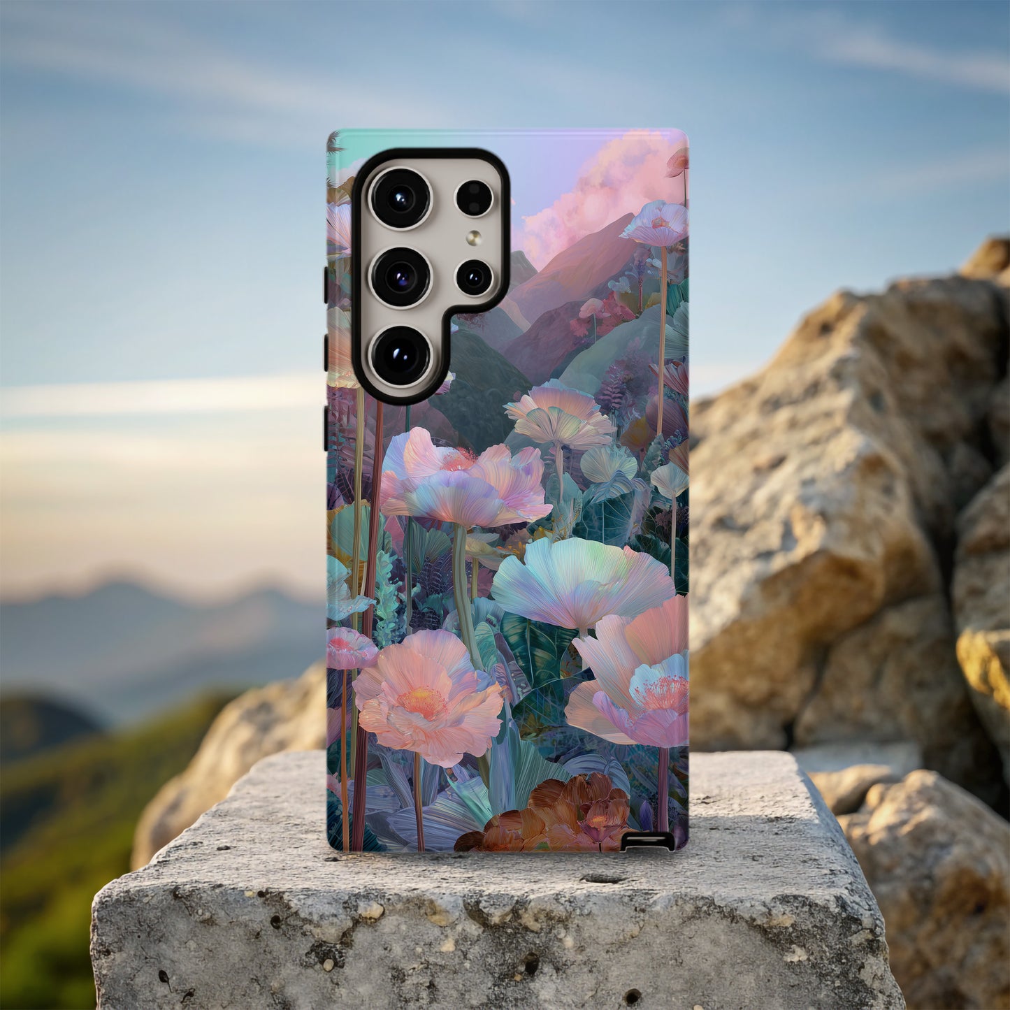 Dream Valley Bloom Phone Case – Surreal. Serene. Spellbinding.