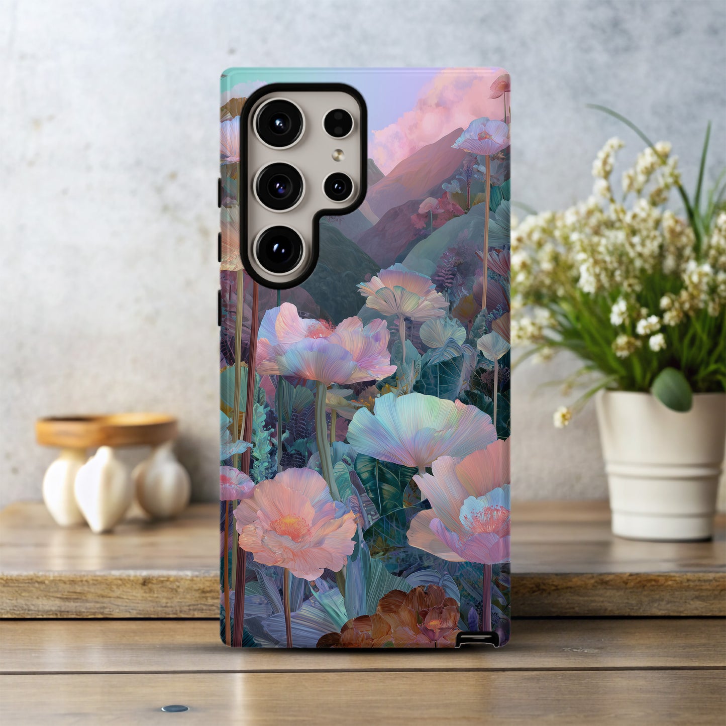 Dream Valley Bloom Phone Case – Surreal. Serene. Spellbinding.