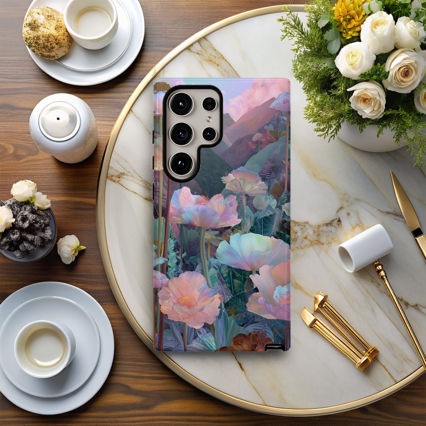 Dream Valley Bloom Phone Case – Surreal. Serene. Spellbinding.