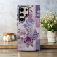 Lavender Lace Garden Phone Case – Soft Romance in Every Stitch