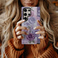 Lavender Lace Garden Phone Case – Soft Romance in Every Stitch