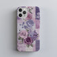 Lavender Lace Garden Phone Case – Soft Romance in Every Stitch