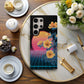 Neon Bloom Horizon Phone Case – Floral Meets Synthwave