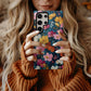 Midnight Garden Bloom Phone Case – Painterly Floral Elegance