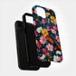 Midnight Garden Bloom Phone Case – Painterly Floral Elegance
