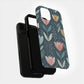 Nordic Meadow Bloom Phone Case – Minimal Folk Charm