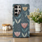 Nordic Meadow Bloom Phone Case – Minimal Folk Charm