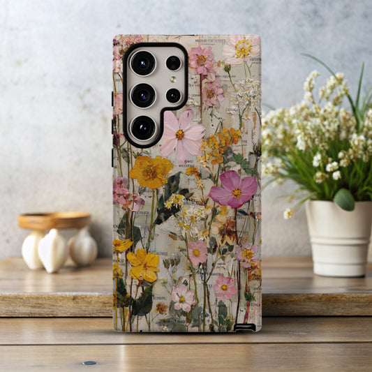 Wildflower Study Phone Case – Painterly Botanical Elegance
