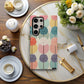Retro Bloom Rows Phone Case – Mid-Century Floral Pop