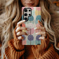 Retro Bloom Rows Phone Case – Mid-Century Floral Pop