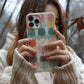 Retro Bloom Rows Phone Case – Mid-Century Floral Pop