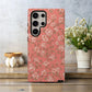 Blushing Rose Garden Phone Case – Vintage Botanical Charm