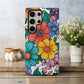 Color Me Blooming Phone Case – Retro Coloring Book Vibes