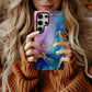 Aurora Marble Phone Case – Radiant Jewel Swirls