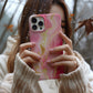 Rosé Luxe Phone Case – Blush Gold Marble Elegance