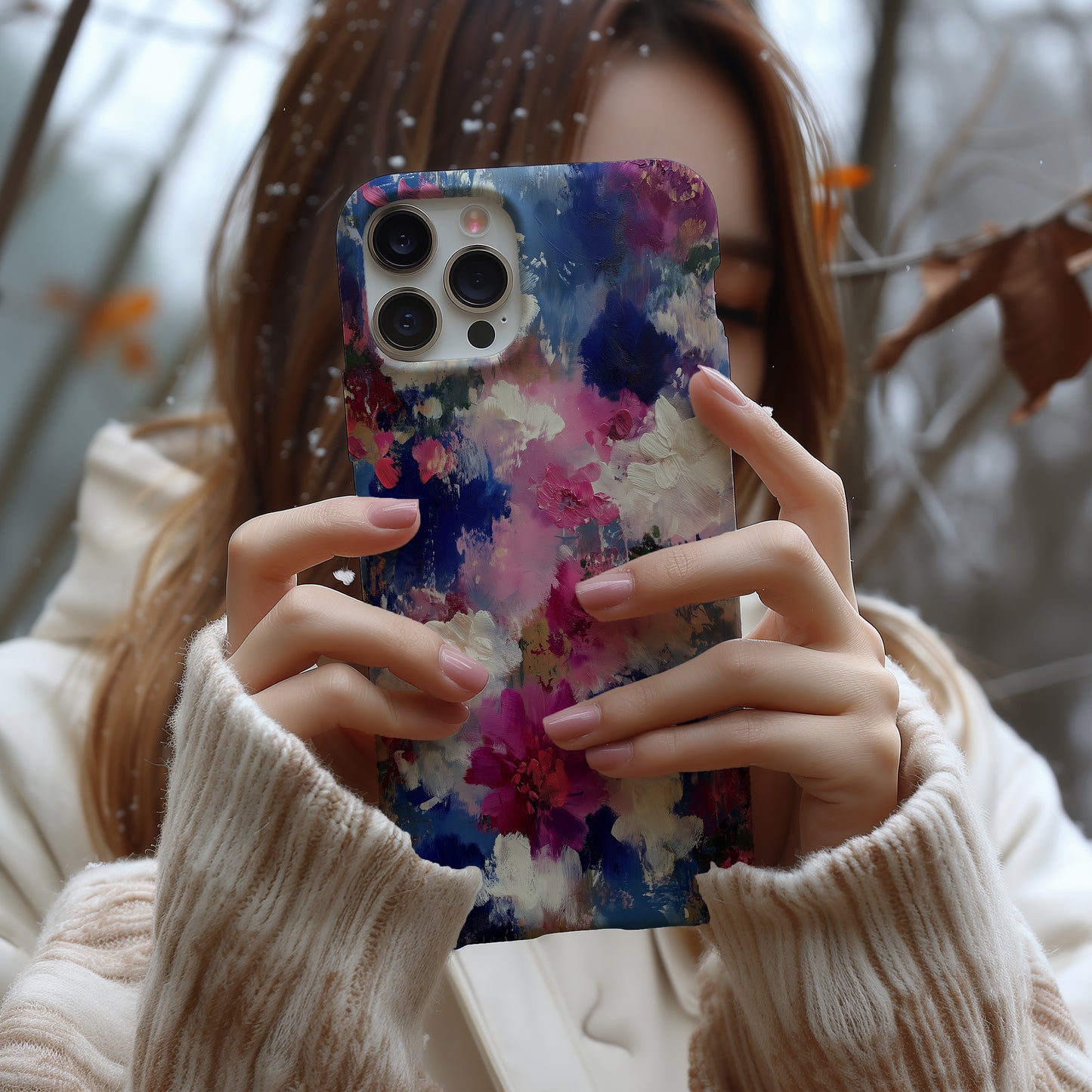 Floral Reverie – Painterly Bloom Phone Case