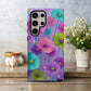 Electric Bloom – Y2K Pop Floral Phone Case
