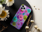 Electric Bloom – Y2K Pop Floral Phone Case