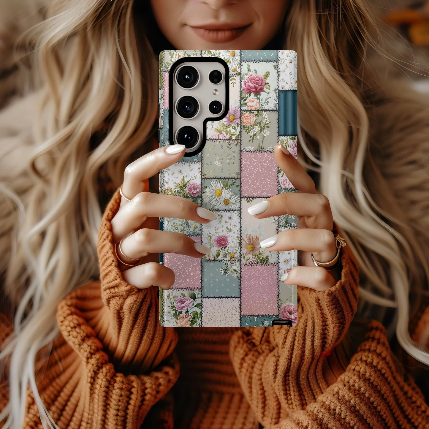Cottage Garden Quilt – Floral Patchwork Phone Case