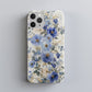 Bluebell Reverie – Elegant Dusty Blue Floral Phone Case