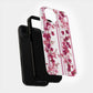 Cherry Blossom Bliss – Elegant Floral Stripe Case