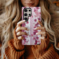 Cherry Blossom Bliss – Elegant Floral Stripe Case