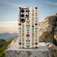 Folk Garden Bloom – Modern Floral Stripe Case