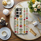 Folk Garden Bloom – Modern Floral Stripe Case