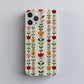 Folk Garden Bloom – Modern Floral Stripe Case