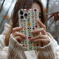 Folk Garden Bloom – Modern Floral Stripe Case