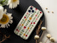 Folk Garden Bloom – Modern Floral Stripe Case