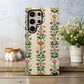 Nordic Garden Stripes – Scandinavian Folk Floral Case