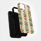 Nordic Garden Stripes – Scandinavian Folk Floral Case