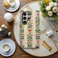 Nordic Garden Stripes – Scandinavian Folk Floral Case