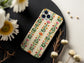 Nordic Garden Stripes – Scandinavian Folk Floral Case