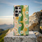 Pastel Meadow Daisies – Vintage Striped Floral Case