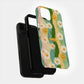 Pastel Meadow Daisies – Vintage Striped Floral Case