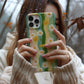 Pastel Meadow Daisies – Vintage Striped Floral Case